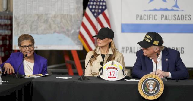 bass,-barger-meets-with-trump-to-push-for-la.-fire-recovery-funds-–-los-angeles-times