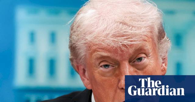 Trump thought sound of gunman at journalists’ dinner was tray falling – The Guardian