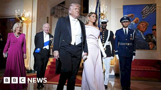 Fashion, billionaires and jokes: Inside the White House state dinner for the King and Queen – BBC