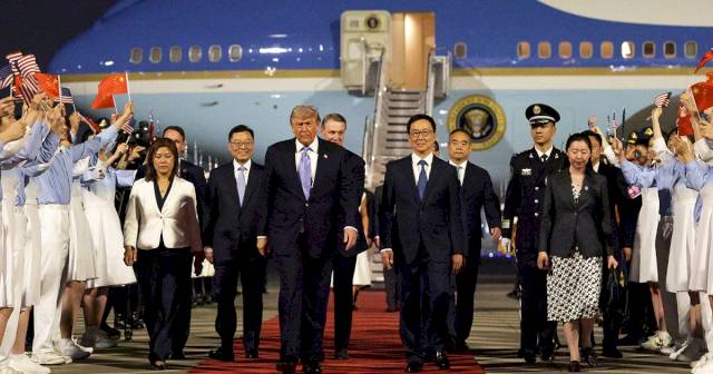 Trump arrives in Beijing for summit with Chinese leader Xi Jinping – LiveNOW from FOX