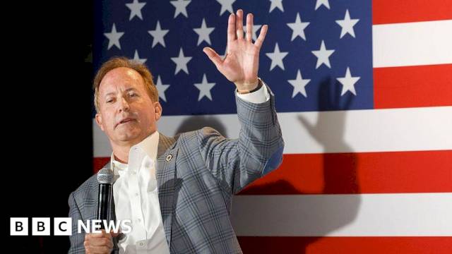 trump-endorses-ken-paxton-in-texas,-gambling-on-a-challenger-with-baggage-in-a-crucial-race-–-bbc
