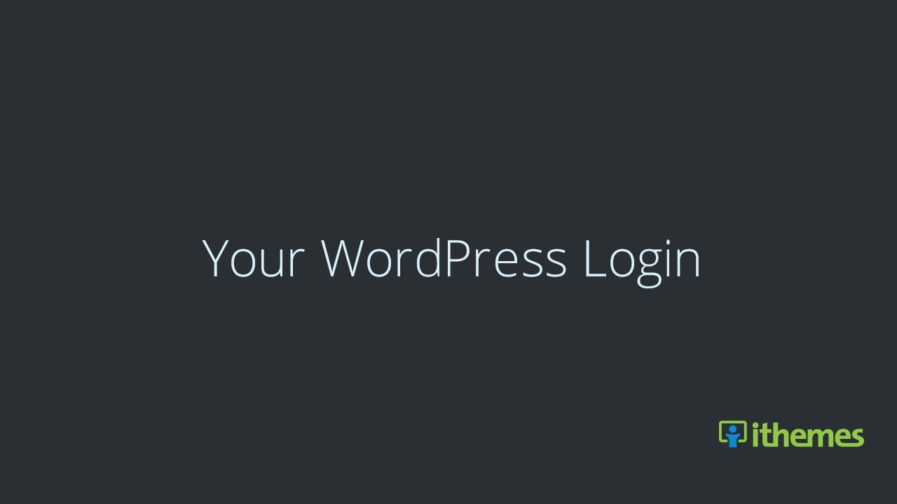 Your WordPress Login
