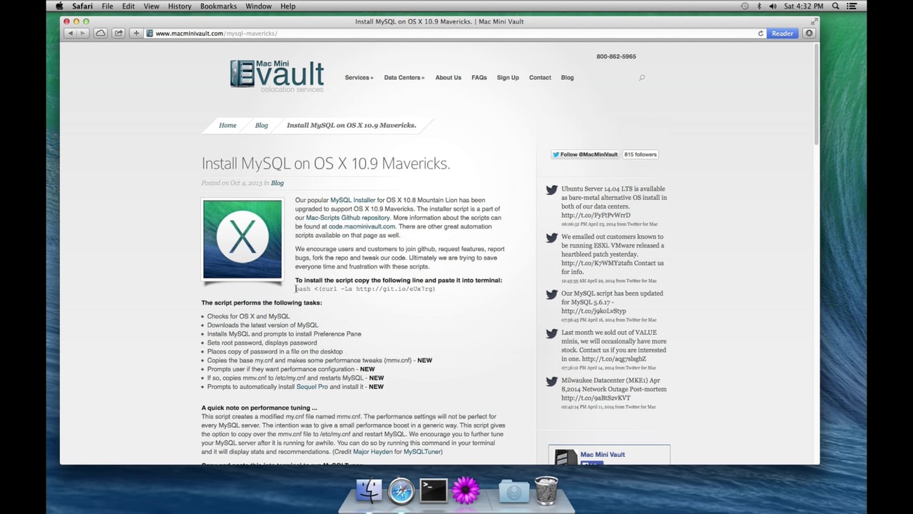 How To Install WordPress On Mac OS X Mavericks