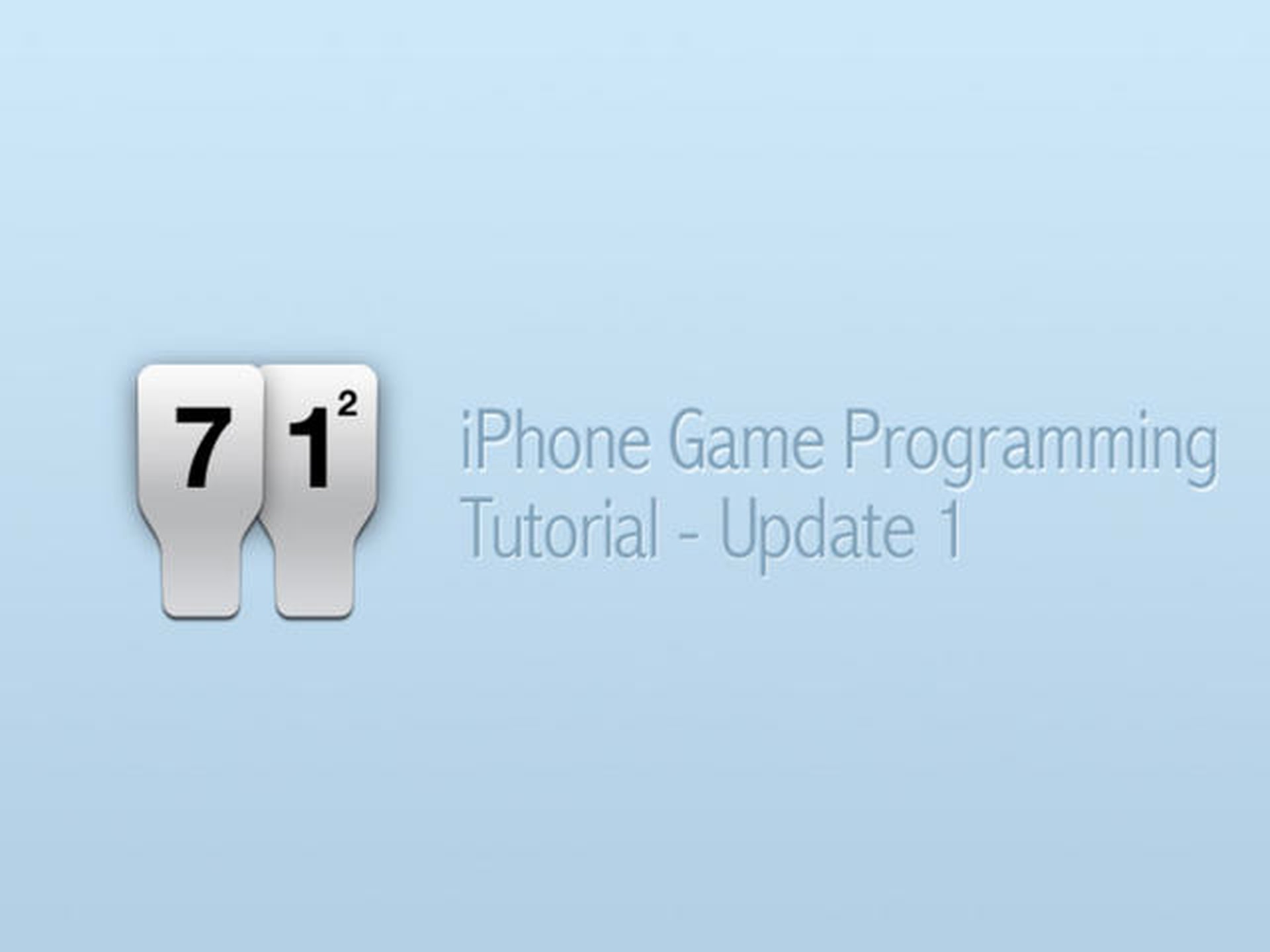 iPhone Game Programming – Tutorial Update 1