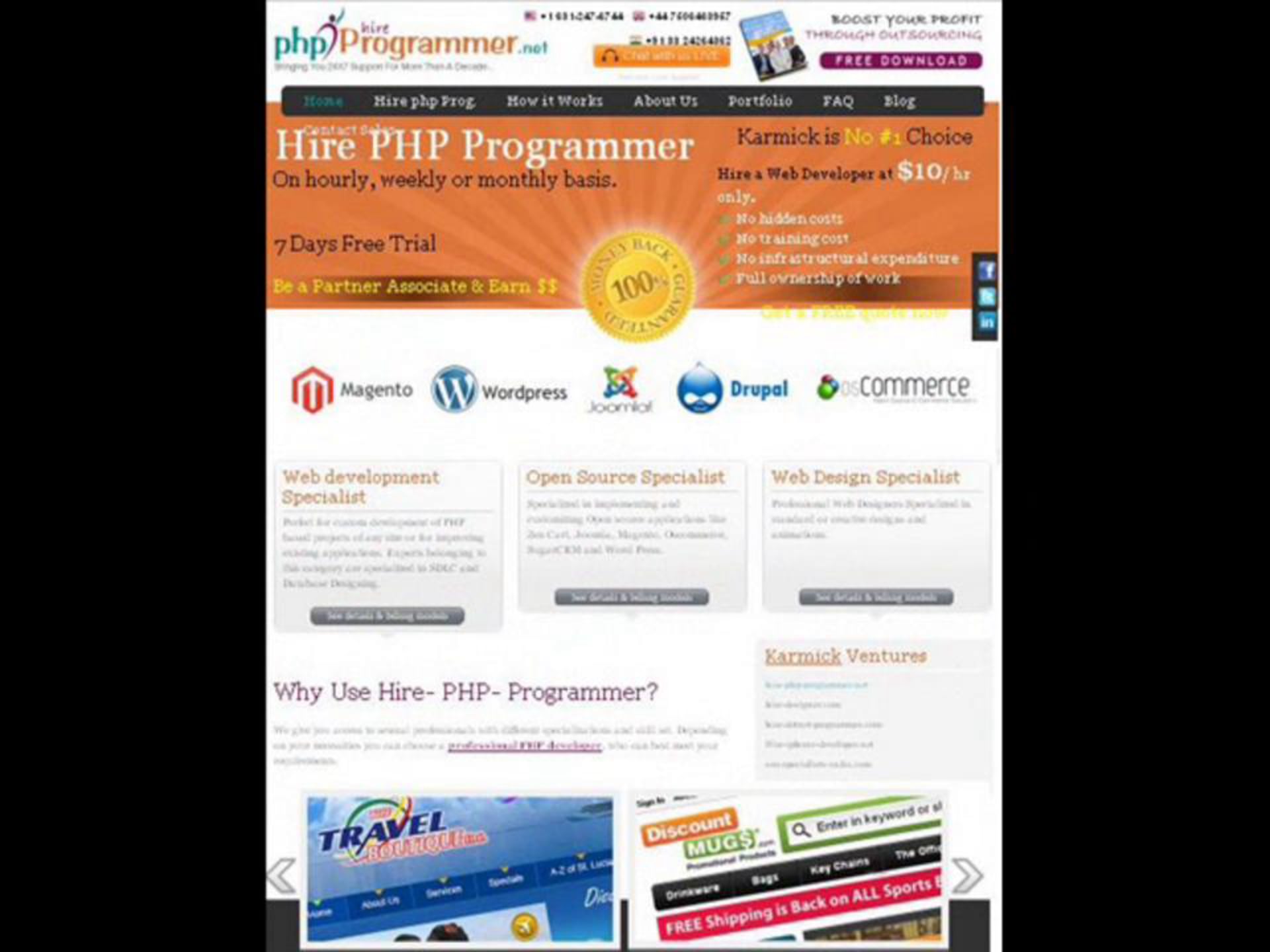 Hire PHP Programmer | Professional PHP Developer | Hire WordPress developer | Hire Joomla Developer