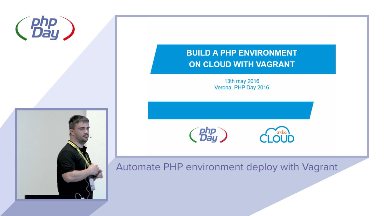 Alessio Rocchi – Automate PHP environment deploy with Vagrant – phpDay 2016