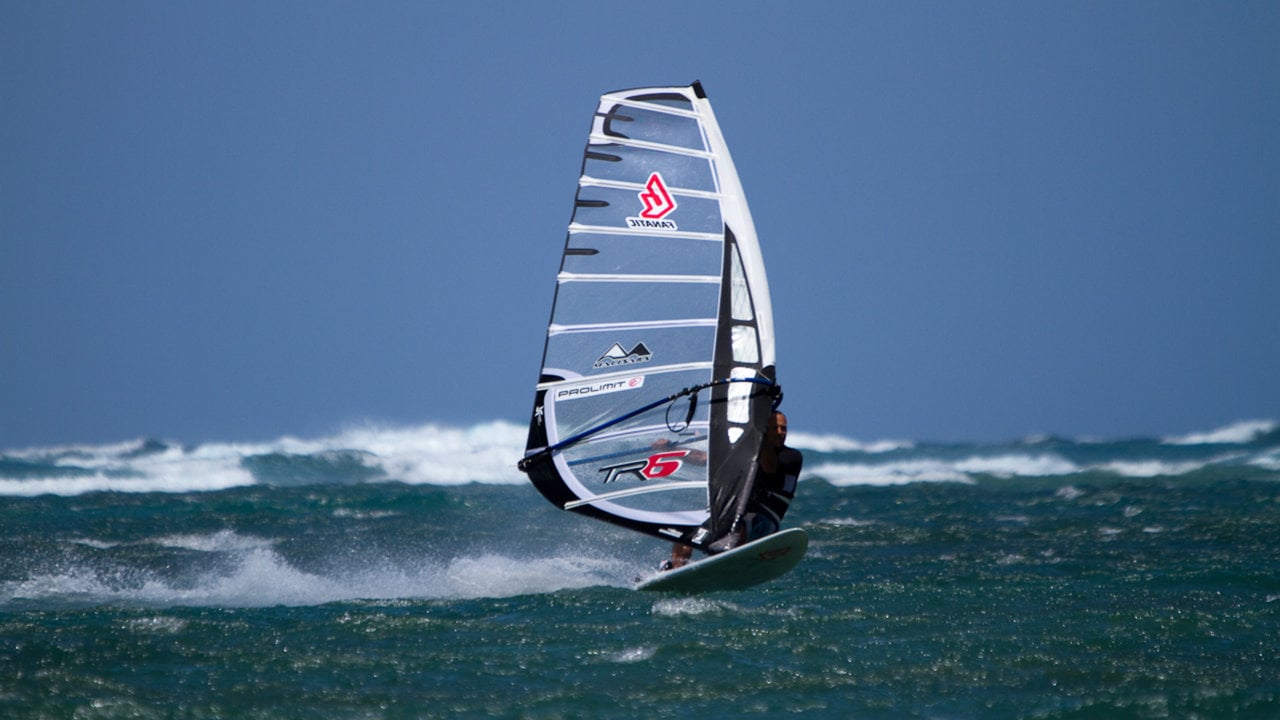 MauiSails TR-6 race sail in action