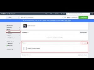 How to create a test user for Facebook developers app review submission?