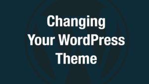 Changing Your WordPress Theme