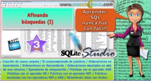 Tutorial SQLite Studio – Tema03: Afinando búsquedas (I)