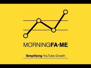 A new tool to help grow your YouTube channel: Morningfame!