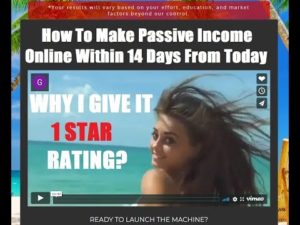 Udemy course honest review: “How To Make Passive Income Online Within 14 Days From Today”