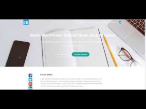 New course available: Basic WordPress Tutorial (from Zero to Hero) by CodeRevolution