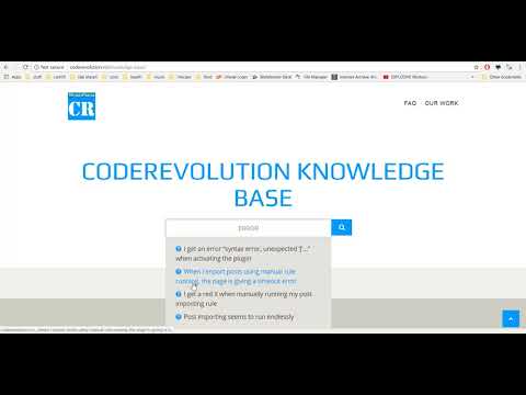CodeRevolution Knowledge-Base Website