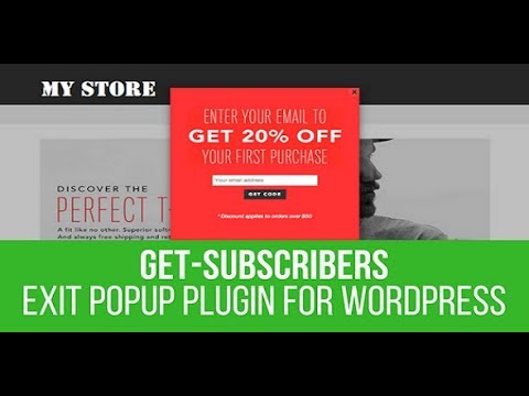 Get Subscribers Popup WordPress Plugin