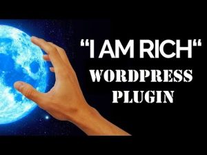 Video tutorial for the “I Am Rich” plugin I created
