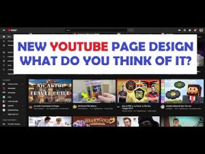 YouTube front page got redesigned! Do you like the new looks of YouTube?