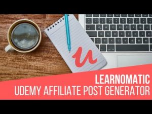 Learnomatic – Udemy Affiliate Post Generator Plugin for WordPress