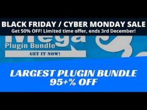 Mega Bundle 50% OFF for 12 hours! Get all my plugins for an incredible price!