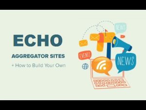 Create an news aggregator website using the Echo RSS plugin: link imported posts to their source