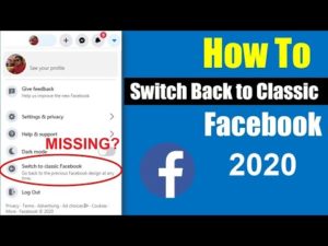 [Alternative Method] How to switch back to old Facebook layout 2020 edition