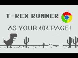 How to add Google’s “Dinosaur Game” as a 404 page to your WordPress website?
