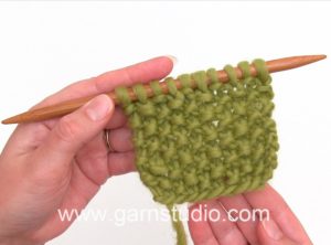 How to knit moss stitch /seed stitch back and forth