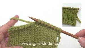 How to pick up stitches along edge