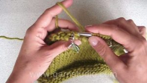 How to knit a wrap collar or front bands