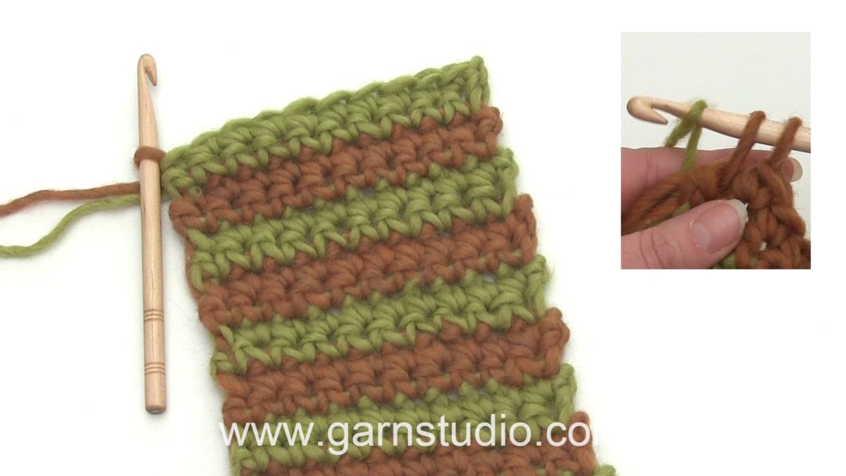 How to crochet stripes