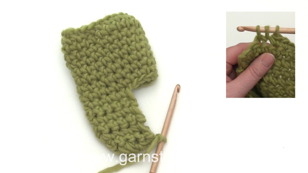 How to crochet the heel on a sock