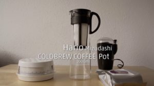 How-to prepare cold brew coffee with a Hario Mizudashi