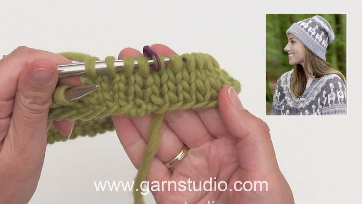 How to avoid a jog at the beginning of circular knitting