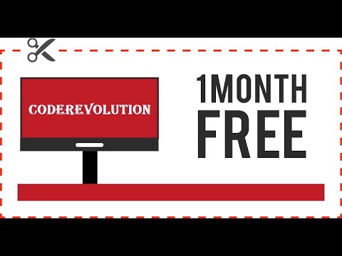 🔥 [Black Friday Gift] Free Coupon Code to “CodeRevolution Membership Site”! 100% OFF for 1 month!