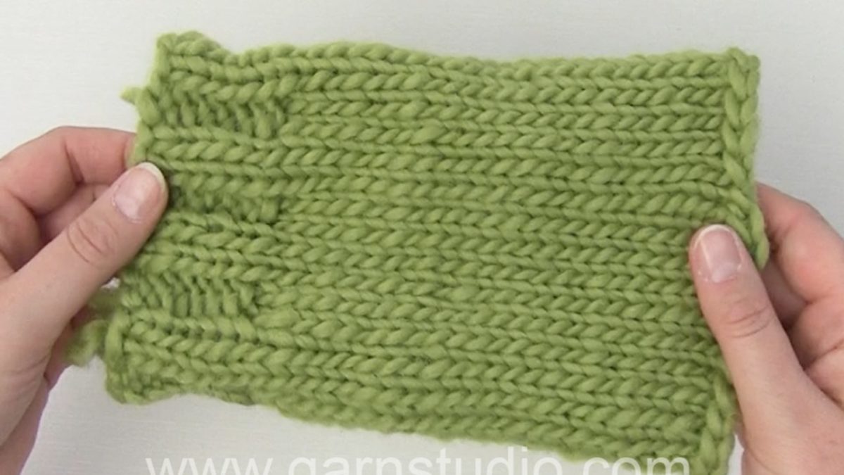 How to extend a knitted sleeve or body