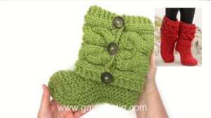 How to knit and assembly the slippers in DROPS 150-4