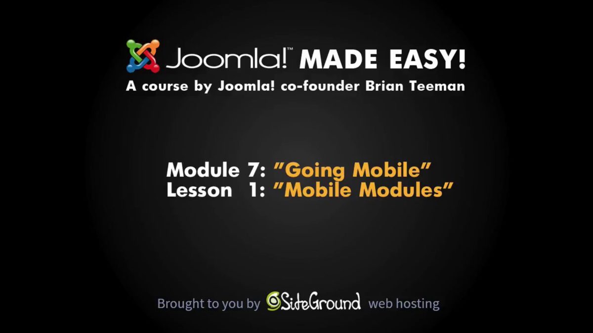 7.1 – Mobile Modules