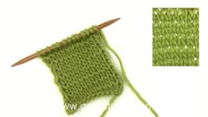 How to knit Portuguese knitting