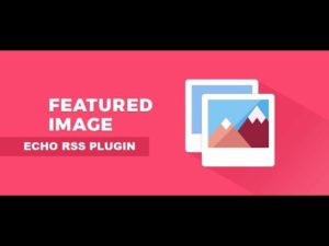 Echo RSS plugin update: featured image selector support added