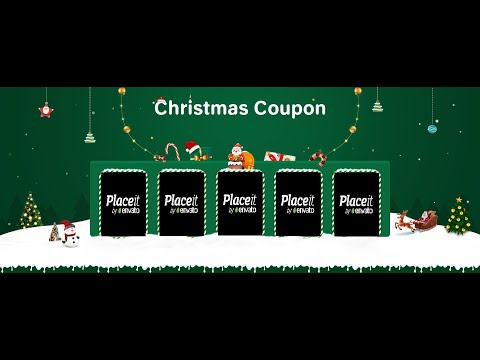 🎁 Let the Christmas Countdown BEGIN! ❤️ PlaceIt Christmas Coupon 🎁