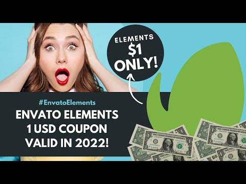 🔥 Envato Elements 1 USD Coupon 🙀 Valid Starting from February 2022 ⏰