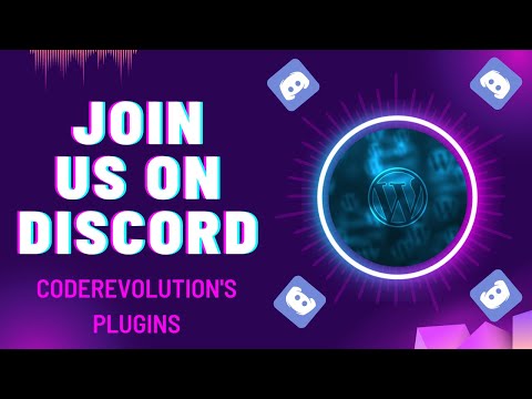 Join CodeRevolution’s Plugins now also on Discord!
