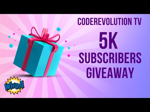 🔥 CodeRevolution TV 5K Subscribers 🏆 GIVEAWAY 🎁 Win a copy of a WordPress Plugin of your choice!