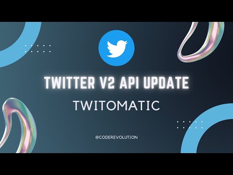 Twitomatic plugin update: Rwitter v2 API Support Added!