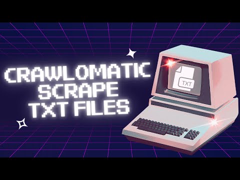 Crawlomatic update: MASS Scrape Links using TXT Files