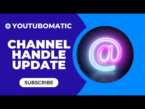 Youtubomatic Update: Import Videos By Channel Handles