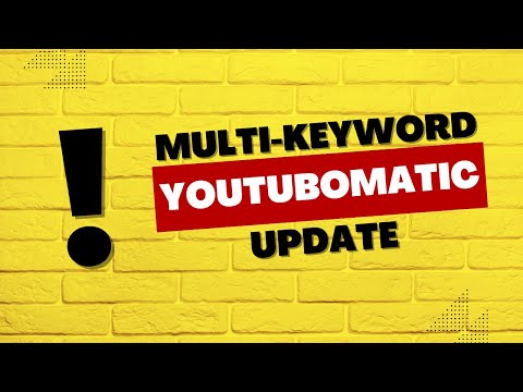 Youtubomatic Update: Multi Keyword Query Support