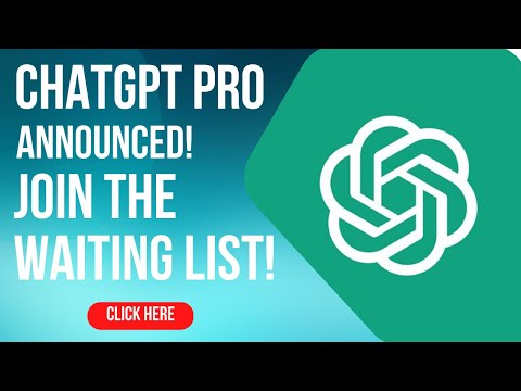 ChatGPT Pro Coming Soon, Join the Waiting List Now!