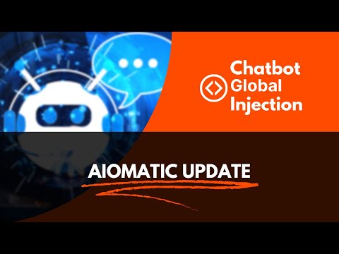 Aiomatic Update: Inject Chatbot to the Entire Site’s Front End or Back End