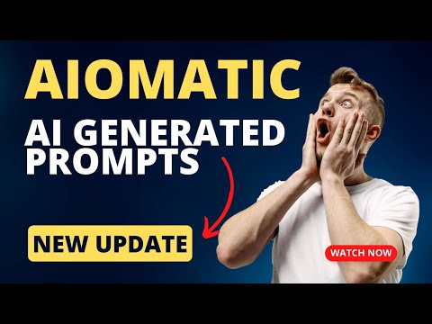 Aiomatic Update: Create Partial or Full AI Written Prompts [Custom Shortcode Creator]